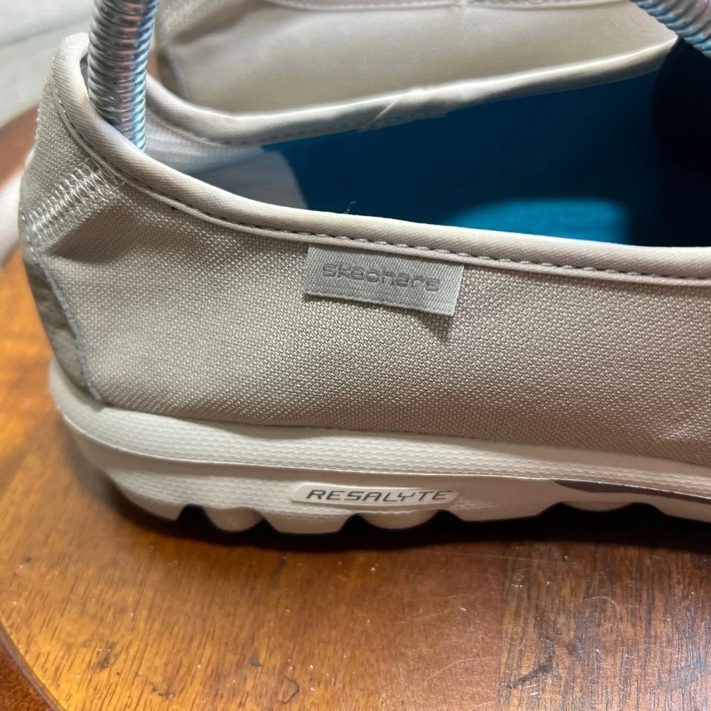 Skechers GOwalk Original Slip On Womens Walking Shoes Resalyte Gray Size 8.5